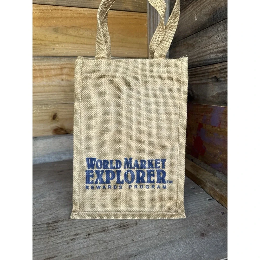 Four‎ Bottles Burlap Bag Jute Wine Gift Bag Bag World Market Explorer